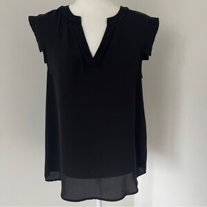 J. Crew elegant black blouse Sz 8 *B8
